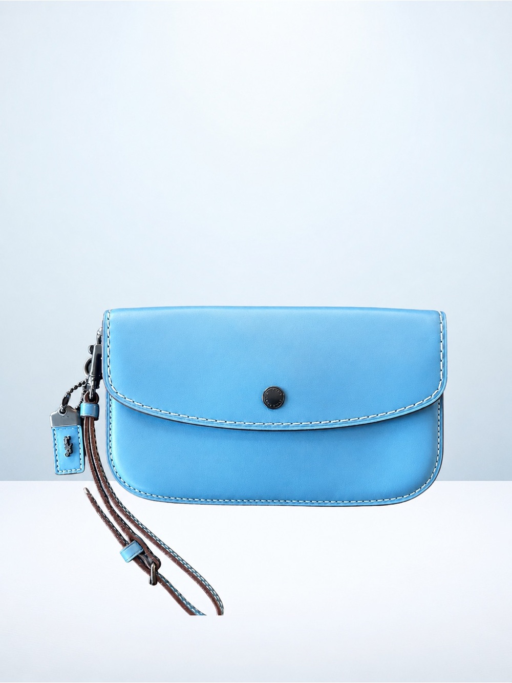 COACH 1941 Blue Clutch Wristlet